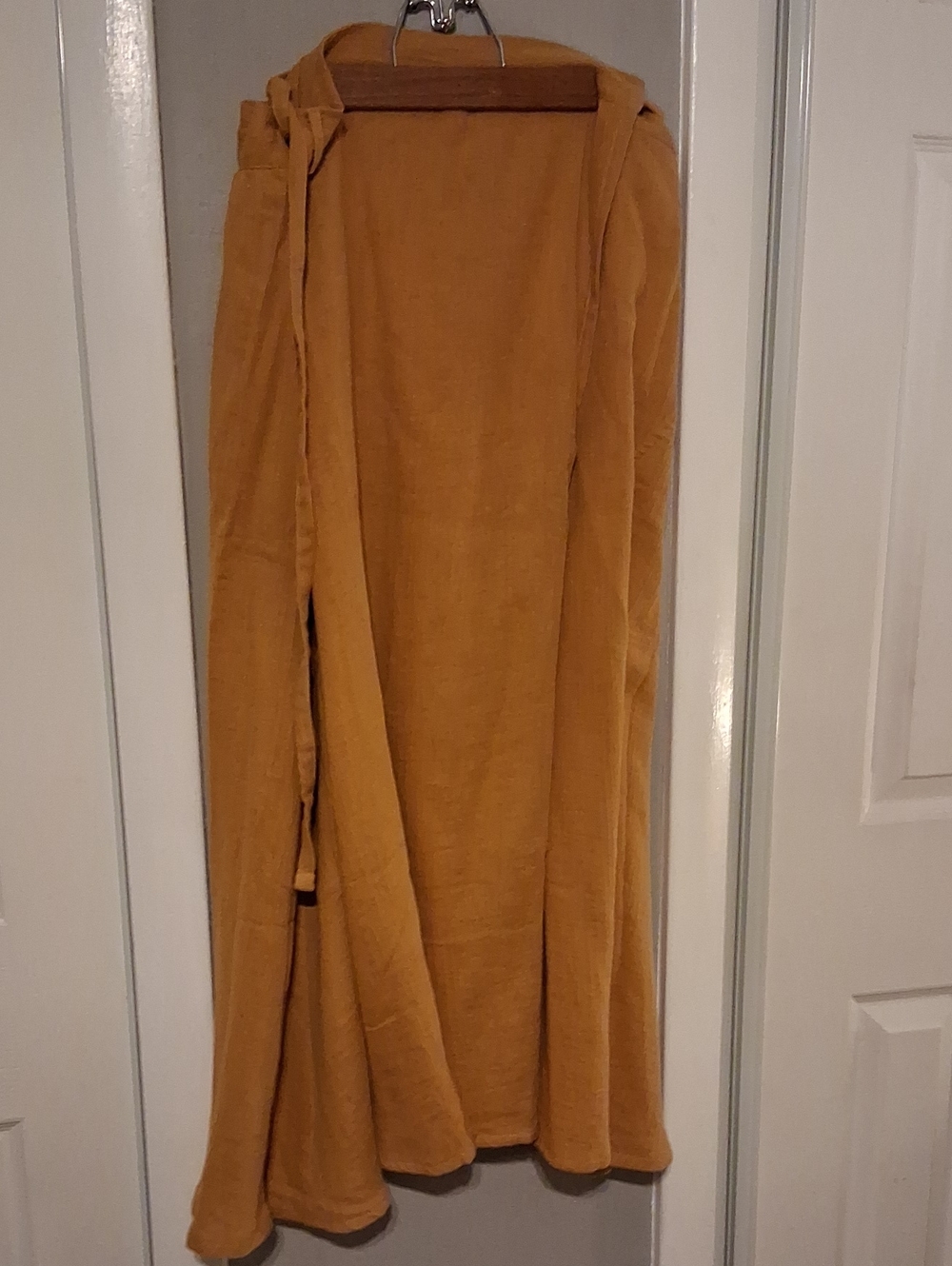 NWT Oddbird Gauze Wrap Skirt S/M Marigold - Picture 6 of 9